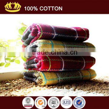 pure cotton yarn-dyed square jacquard hand towel