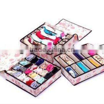 Fashion and high quality non-woven fordable lingerie Storage Box