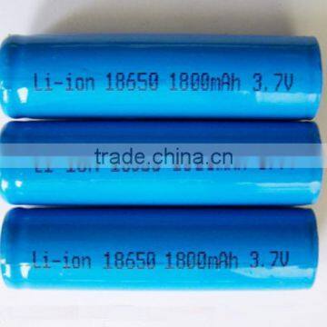 Li-Ion 18650 battery 3.7V 1800mah li-ion battery 7.4v