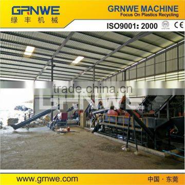 Wrapping Film crushing washing recycling plant