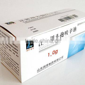 Personalized design medicine cardboard tuck top folding box