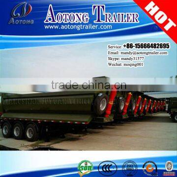 Hot selling Hydraulic self discharge 40 ton dump semi trailer, rear tipper trailer