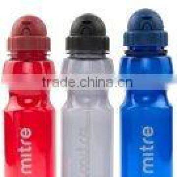 blue tritan water bottle clear plastic wall 650ml for students