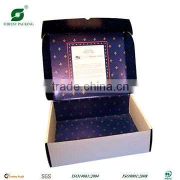 INTERIOR PRINTING SHIPPING BOX