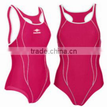 ladies fashion one pieces swimwear polyester and elastane