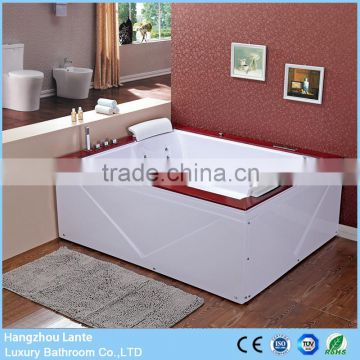 big size 1200mm width double whirlpool bathtub poland two sided for fat people                        
                                                Quality Choice