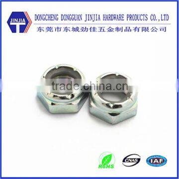 dongguan steel zinc nylon hexagon lug nuts