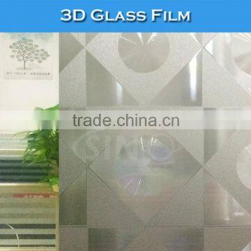 D905 Newest 3D Window Glass Decoration Vinyl Sticker Film