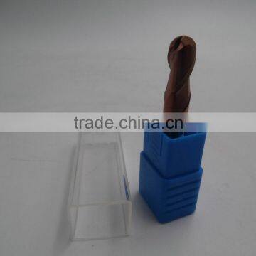 Cheap China 6mm Cutting Dia 50mm HRC45 2 Flutes Carbide Ball Nose End Mill Supplier's Choice photo-2