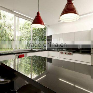 European style Modern lacquer foshan high quality kitchen cabinets with DTC hardware