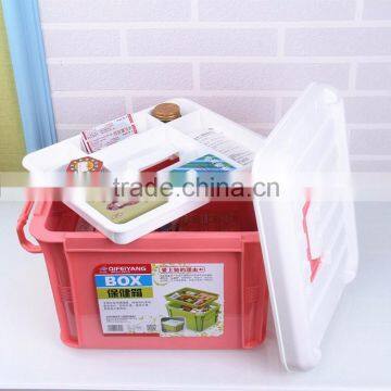 Home storage medicine container first aid case