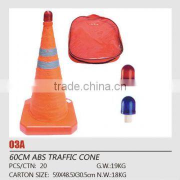 Folding road cone