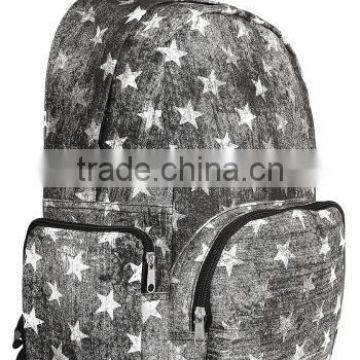 Cheap star pattern backpack bag China manufacture