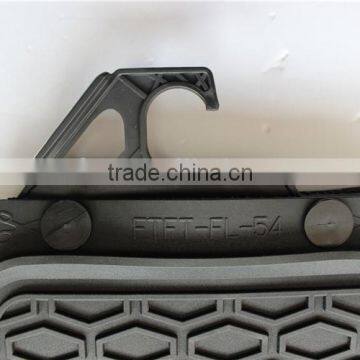 Rubber Car Floor Mat Set - 4/5-Pc. Set, Black, Full-Size Auto Vehicles for Ford Fusion photo-3