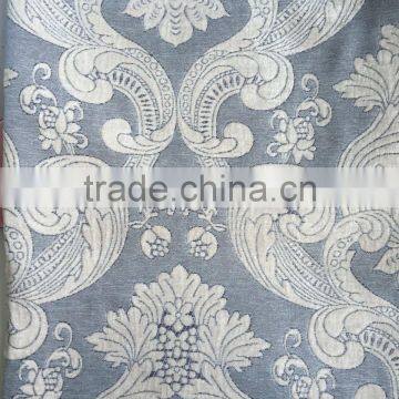 Luxury new design 100% Blackout dubai curtain fabric in jacquard curtain for window