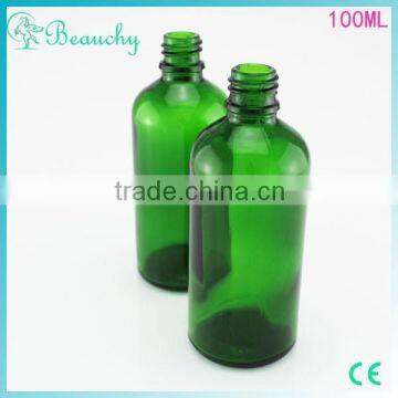 2015 New product 100ml Green mini olive oil glass bottle