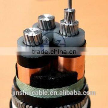 6/10(12)kV Three core Aluminum conductor XLPE insulated high voltage power cable