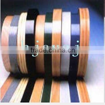 hot selling 1*29mm wood grain color pvc edge banding for furniture