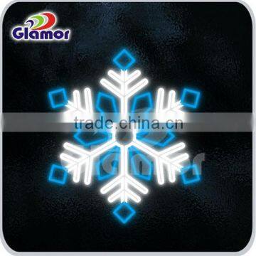 LED Rope Light Motif/2D LED Snowflake motif light for Holiday with CE UL