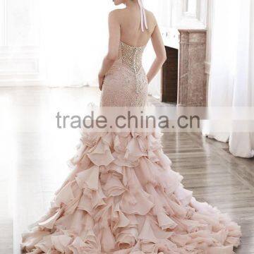 2016 New Style Tissue Wedding Dress photo-3