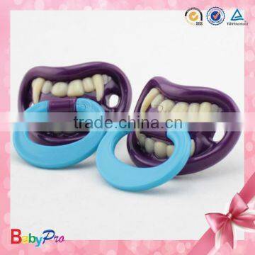 2015 best sell high quality soothie pacifier months wholesale pacifiers baby plastic pacifier silicone vampire pacifier