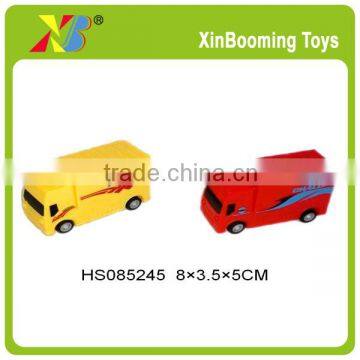 8cm promotional small friction toy truck with logo