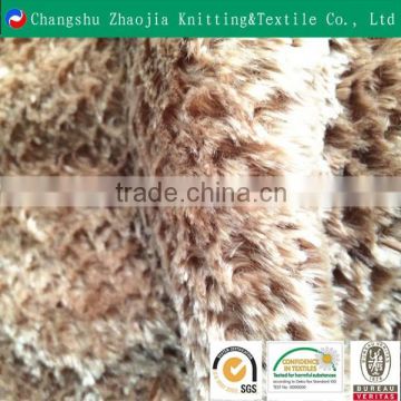 100 polyester long pile fur fabric from China Factory