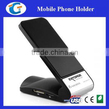 Multiport card reader mobile phone charging holder