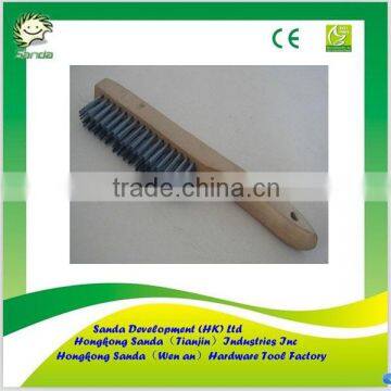 shoe handle scratch brush