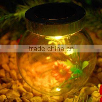 Solar table glass jar lamp(SO6360)