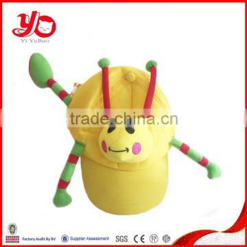 New design plush summer cap cute plush mesh baseball hat