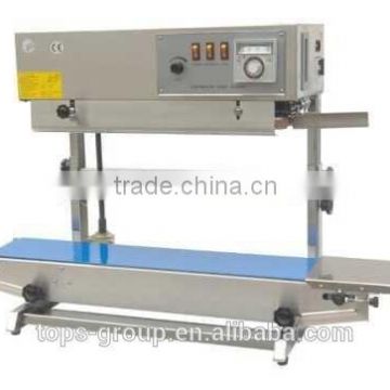 Vertical and horizontal continuous band sealer machine