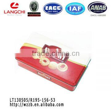 Rectangle food grade biscuit tin box for sale