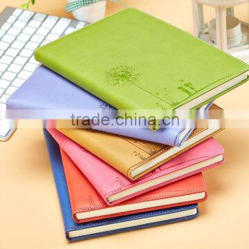 Hot sale nice PU leather journal diary notebook a5 for promotional business gifts