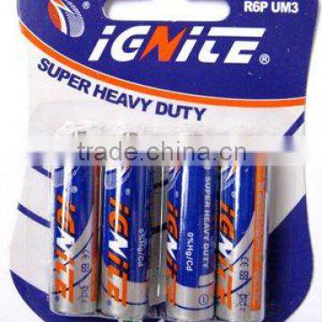 aa carbon zinc battery