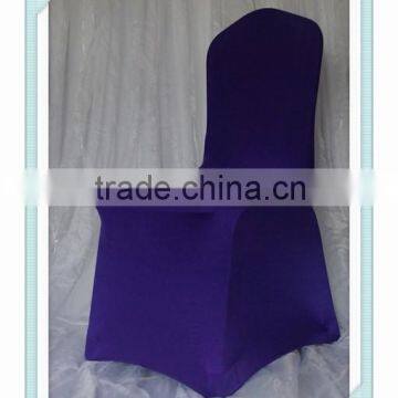 YHC#204 dark blue polyester banquet spandex lycra cheap wholesale stretched chair cover