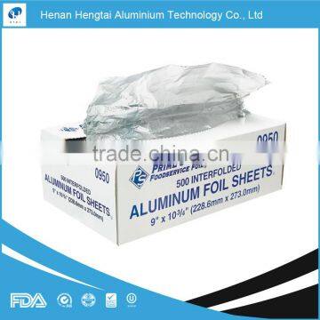 airline catering colored aluminum foil sheets with logo