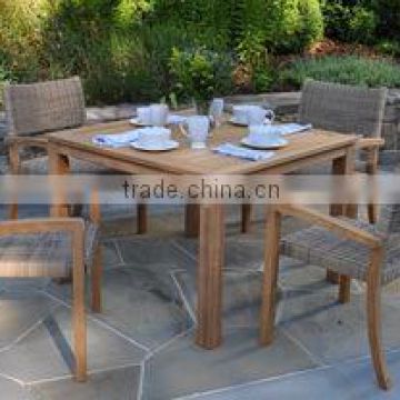 Teak Dining Table Outdoor Rattan Furniture