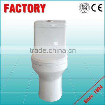 china supplier wholesale floor mounted p-trap drainage pattern one piece toilet