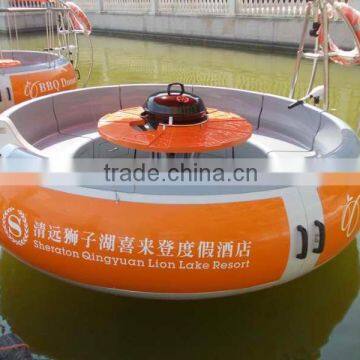Fiberglass Bbq Dount Boat Barbecue Boat for Sale