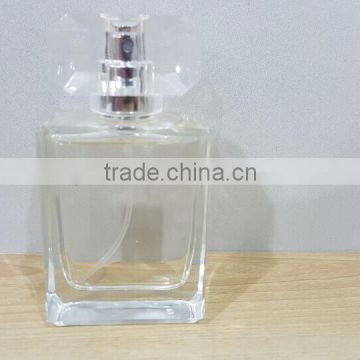 50ml clear polish perfume glass bottle