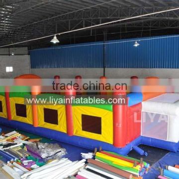 PVC tarpaulin well material best price CE standard size new design inflatable top quality football play fields