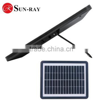 18v 6w portable solar panel power battery charger backup for car boat laptop pc