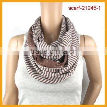 fashional ladies printing loop scarf