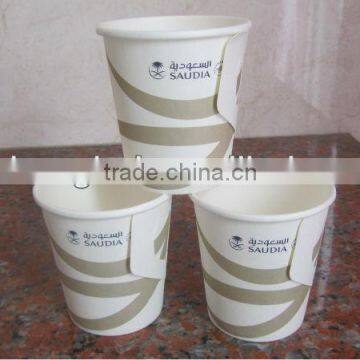 Sudia Airline paper cups with handle