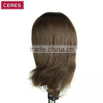 100%human hair makeup mannequin head afro training mannequin head