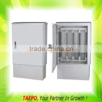 double-sided Outdoor 2400 pairs copper cross connection cabinet for LSA module