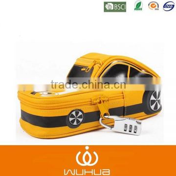 600D bus truck pattern bag pen case