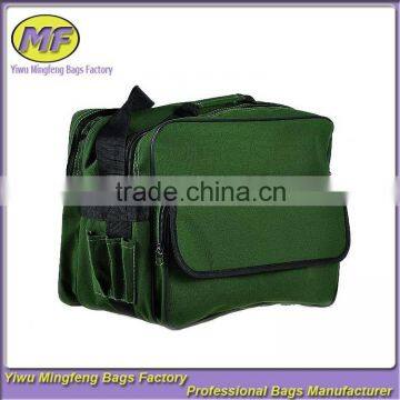 Green Oxford Customized Logo Courier Bag with multifunctional pocket mailing bags TSB002