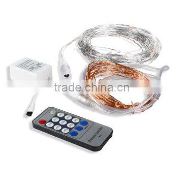 Twinkle 20ft 120LED's Copper Wire LED Lights Copper Wire LED Starry Light With Remote Controller photo-4